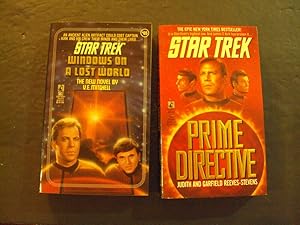 Seller image for 2 Star Trek PBs Windows On A Lost World V.E. Mitchell; Prime Directive Reeves-Stevens for sale by Joseph M Zunno