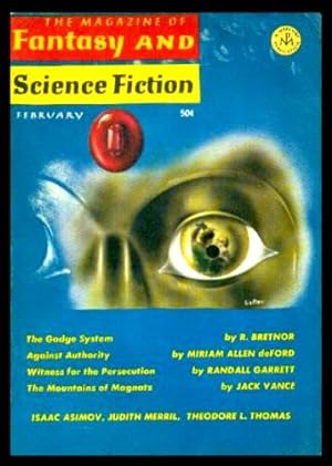 Bild des Verkufers fr FANTASY AND SCIENCE FICTION - Volume 30, number 2 - February 1966 zum Verkauf von W. Fraser Sandercombe