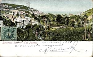 Seller image for Ansichtskarte / Postkarte Las Palmas de Gran Canaria Kanarische Inseln, Barranco Seco for sale by akpool GmbH