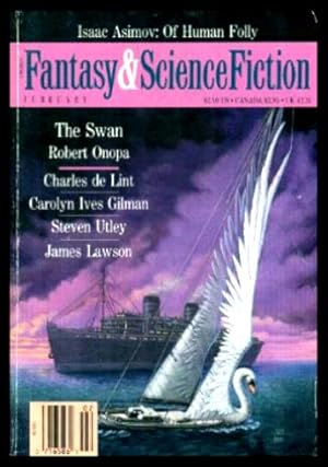 Seller image for FANTASY AND SCIENCE FICTION - Volume 82, number 2 - February 1992 for sale by W. Fraser Sandercombe