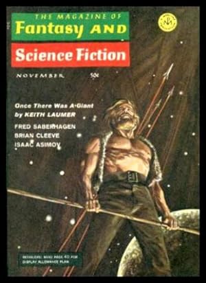 Seller image for FANTASY AND SCIENCE FICTION - Volume 35, number 5 - November 1968 for sale by W. Fraser Sandercombe
