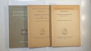 Winckelmann-Bibliographie. (3 BÜCHER) 4 in 3 Heften.