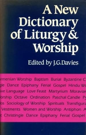 Bild des Verkufers fr New Dictionary of Liturgy and Worship zum Verkauf von WeBuyBooks