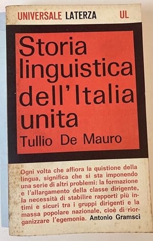 Imagen del vendedor de Storia Linguistica dell Italia Unita. a la venta por Plurabelle Books Ltd