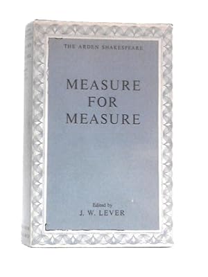 Seller image for Measure for Measure (Arden Shakespeare) for sale by World of Rare Books