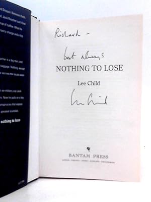 Seller image for Nothing to Lose for sale by World of Rare Books