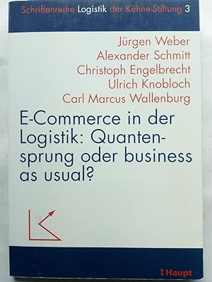 Immagine del venditore per E-Commerce in der Logistik: Quantensprung oder business als usual venduto da Versandantiquariat Jena