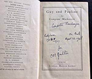 GUY & PAULINE, INSCRIBED COPY