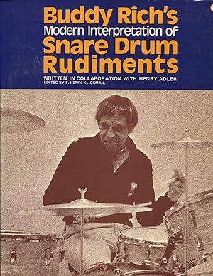 Imagen del vendedor de Buddy Rich's Modern Interpretation of Snare Drum Rudiments a la venta por Waysidebooks