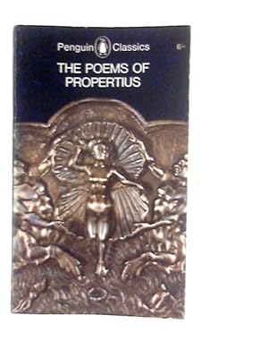 Seller image for The Poems of Propertius for sale by World of Rare Books