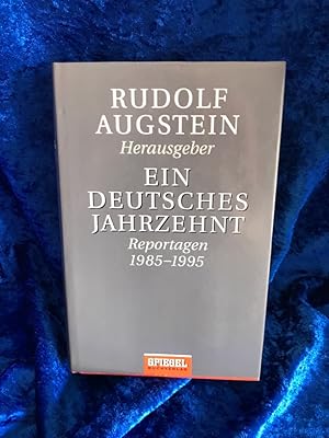 Bild des Verkufers fr Ein deutsches Jahrzehnt Reportagen 1985-1995 zum Verkauf von Antiquariat Jochen Mohr -Books and Mohr-