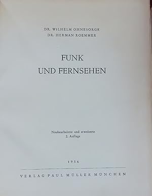 Seller image for FUNK UND FERNSEHEN. Neubearbeitete und erweiterte 2. Auflage for sale by Antiquariat Bookfarm
