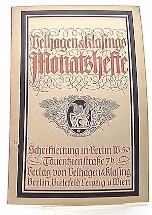 Seller image for Tiroler Kunst. Von Dr. Josef Garber, Landesconservator fr Tirol. / Velhagen & Klsings Monatshefte. for sale by Antiquariat Unterberger