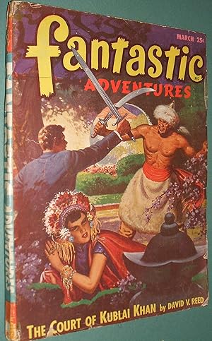 Bild des Verkufers fr Fantastic Adventures March 1948 // The Photos in this listing are of the book that is offered for sale zum Verkauf von biblioboy