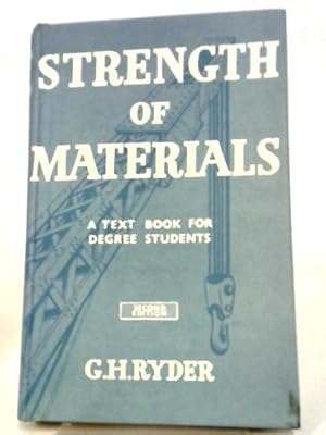 Image du vendeur pour Strength of Materials mis en vente par World of Rare Books