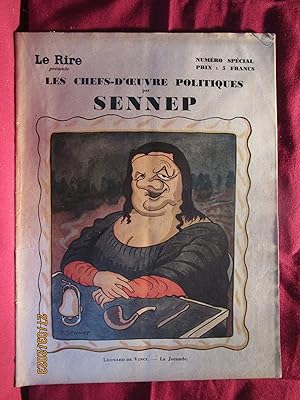 Bild des Verkufers fr LE RIRE - NUMRO SPCIAL N 985 de AVRIL 1938 - LES CHEFS-D'OEUVRES POLITIQUES par SENNEP zum Verkauf von LA FRANCE GALANTE