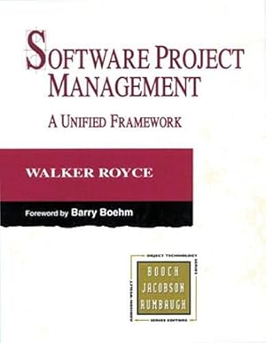 Bild des Verkufers fr Software Project Management. A Unified Framework zum Verkauf von Libros Tobal