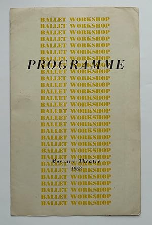 Ballet Workshop. Programme. Mercury Theatre, 4th Programme 1952.