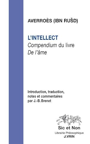 Immagine del venditore per L'intellect : Compendium du livre De l'ame -Language: arabic venduto da GreatBookPrices