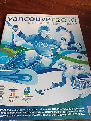Vancouver 2010 Official Souvenir Program (XXI Olympic Winter Games; X Paralympic Winter Games) Ha...