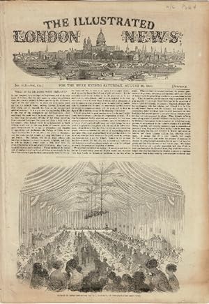 A collection of three issues of The Illustrated London News containing feature articles and illus...