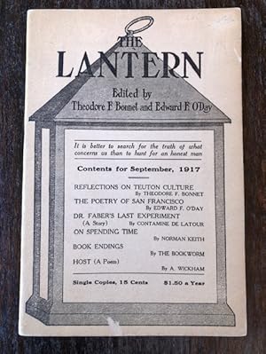 THE LANTERN. September 1917. Vol.3; No.6