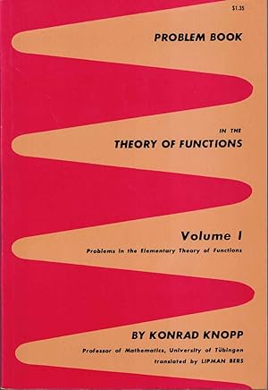 Bild des Verkufers fr Problem Book in Theory of Functions Volume 1: Problems in the Elementary Theory of Functions zum Verkauf von Kenneth Mallory Bookseller ABAA