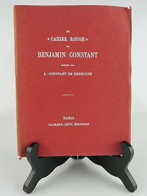 Image du vendeur pour Le cahier rouge mis en vente par Librairie Christian Chaboud
