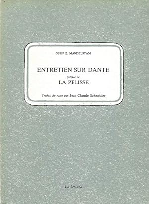 Immagine del venditore per Entretien sur Dante prcd de La Pelisse. venduto da Ammareal