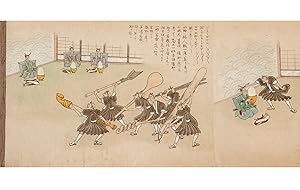 Handscroll on mica-sprinkled paper, entitled at beginning of text "Nikkosan gohan haiken no oboe ...