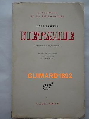 Nietzsche Introduction à sa philosophie