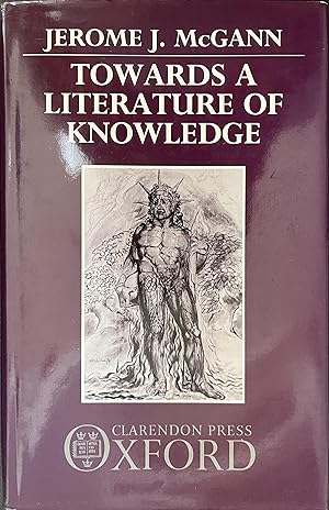 Bild des Verkufers fr Towards a Literature of Knowledge zum Verkauf von Object Relations, IOBA