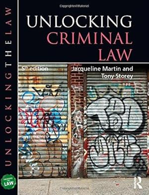 Seller image for Unlocking Criminal Law (Unlocking the Law) for sale by WeBuyBooks