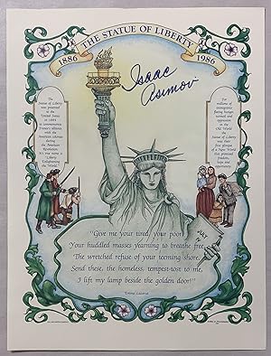 The Statue of Liberty 1886 - 1986 [signed by Isaac Asimov]