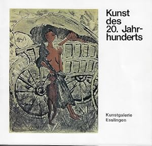 Imagen del vendedor de Kunst des 20. Jahrhunderts. Ausstellung der Kunstgalerie 15. Januar bis 5. Februar 1978 a la venta por Versandantiquariat Sylvia Laue