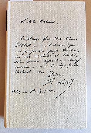 Image du vendeur pour Franz Liszt in seinen Briefen. Eine Auswahl. mis en vente par Versandantiquariat Kerstin Daras