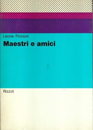 Image du vendeur pour Maestri e amici. mis en vente par FIRENZELIBRI SRL