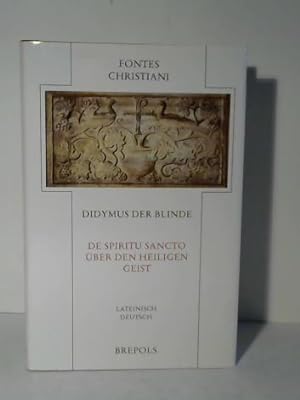 Bild des Verkufers fr De spiritu sancto - ber den heiligen Geist zum Verkauf von Celler Versandantiquariat
