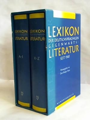 Bild des Verkufers fr Lexikon der deutschsprachigen Gegenwartsliteratur seit 1945. Band 1: A-J/ Band 2: K-Z. 2 Bnde zum Verkauf von Celler Versandantiquariat