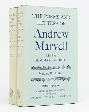 The Poems and Letters of Andrew Marvell . Volume I: Poems. [Together with] . Volume II: Letters