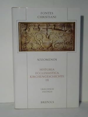 Bild des Verkufers fr Historia ecclesiastica - Kirchengeschichte, Dritter Teilband zum Verkauf von Celler Versandantiquariat