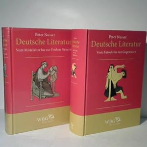 Deutsche Literatur. Vom Barock bis zur Gegenwart. 2 Bände