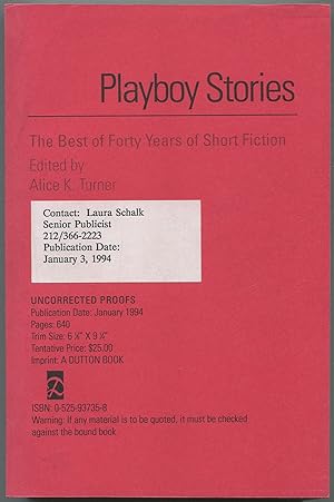 Bild des Verkufers fr Playboy Stories: The Best Forty Years of Short Fiction zum Verkauf von Between the Covers-Rare Books, Inc. ABAA