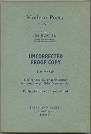 Bild des Verkufers fr Modern Poets One zum Verkauf von Between the Covers-Rare Books, Inc. ABAA