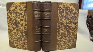 Bild des Verkufers fr Letters and Journals of Lord Byron: Notices of His Life by Thomas Moore. First US edition, 2 volumes, 1830-31, half morocco and marbled boards. zum Verkauf von J & J House Booksellers, ABAA