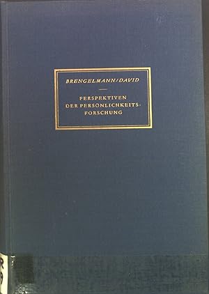 Seller image for Perspektiven der Persnlichkeitsforschung. for sale by books4less (Versandantiquariat Petra Gros GmbH & Co. KG)
