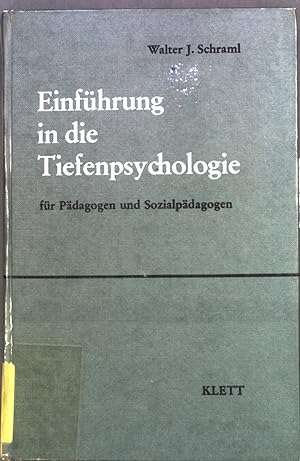 Imagen del vendedor de Einfhrung in die Tiefenpsychologie: fr Pdagogen und Sozialpdagogen. a la venta por books4less (Versandantiquariat Petra Gros GmbH & Co. KG)