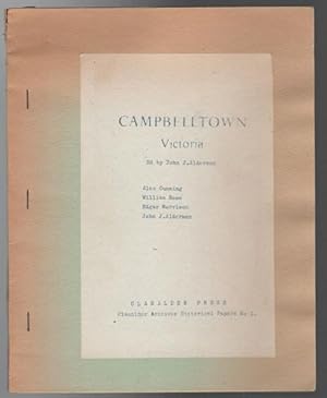 Seller image for Campbelltown Victoria Clanalder Archives Historical Papers No. 1. for sale by Time Booksellers