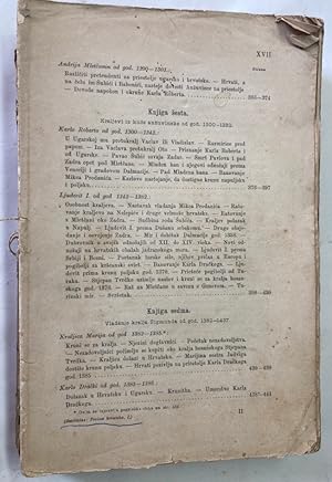 Image du vendeur pour Poviest Hrvatski. Dio Prvi, Knjiga Prvi, Prva Doba. (History of Croatia. Part One, Volume One. The First Age). mis en vente par Plurabelle Books Ltd