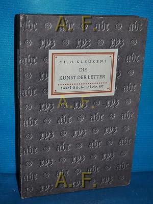 Seller image for Die Kunst der Letter. (Insel-Bcherei Nr. 557) for sale by Antiquarische Fundgrube e.U.